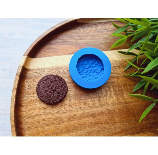 Silicone mold, Full size cookie, style 37, shortbread, ~ 3.1*3.3 cm, H:1 cm