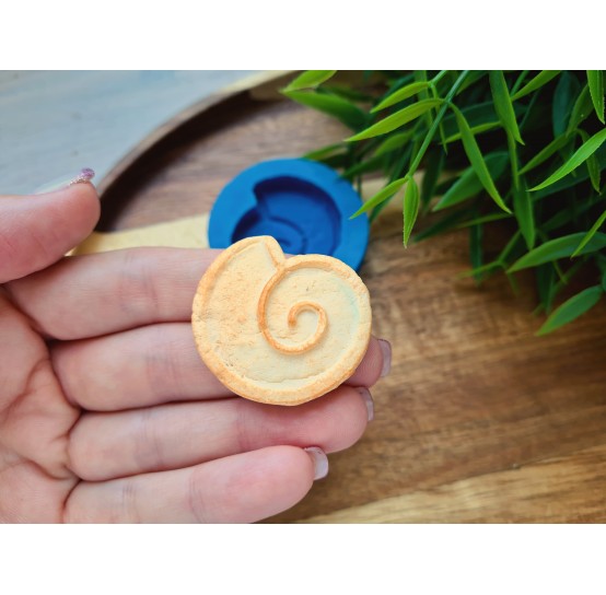 Silicone mold, Full size biscuit, style 41, shell form, ~ 3.3*3.6 cm, H:0.9 cm