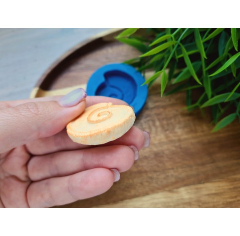 Silicone mold, Full size biscuit, style 41, shell form, ~ 3.3*3.6 cm, H:0.9 cm