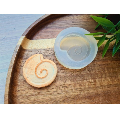 Silicone mold, Full size biscuit, style 41, shell form, ~ 3.3*3.6 cm, H:0.9 cm