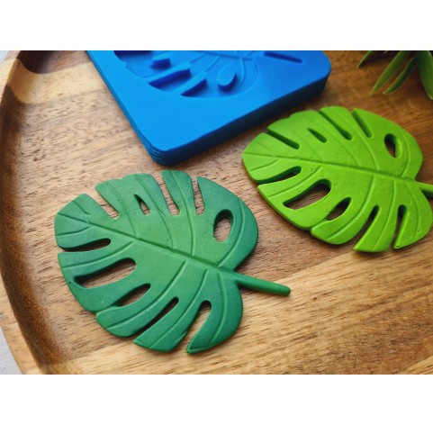 Silicone mold, Monstera leaf, style 1, ~ 5*7.1 cm, H:0.3 cm