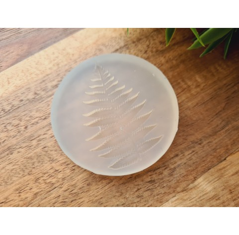 Silicone mold, Fern leaf, style 1, ~ 3.3*5 cm, H:0.2 cm