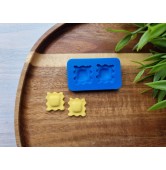 Silicone mold, Macaroni ravioli, style 5, 2 elements, ~ Ø 1.7 cm, H:0.4 cm