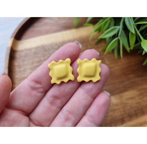 Silicone mold, Macaroni ravioli, style 5, 2 elements, ~ Ø 1.7 cm, H:0.4 cm