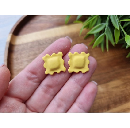 Silicone mold, Macaroni ravioli, style 5, 2 elements, ~ Ø 1.7 cm, H:0.4 cm