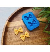 Silicone mold, Macaroni bow, style 8, 2 elements, ~ 1.6*2.2 cm, H:0.4 cm