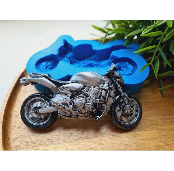 Silicone mold, Motorcycle, style 1, ~ 6.3*11.6 cm, H:2.1 cm