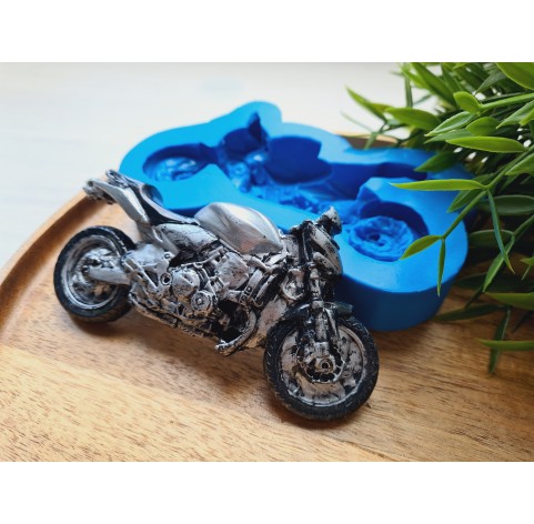 Silicone mold, Motorcycle, style 1, ~ 6.3*11.6 cm, H:2.1 cm