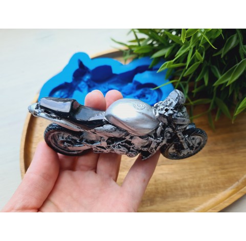 Silicone mold, Motorcycle, style 1, ~ 6.3*11.6 cm, H:2.1 cm