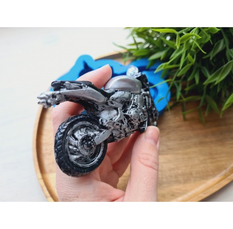 Silicone mold, Motorcycle, style 1, ~ 6.3*11.6 cm, H:2.1 cm