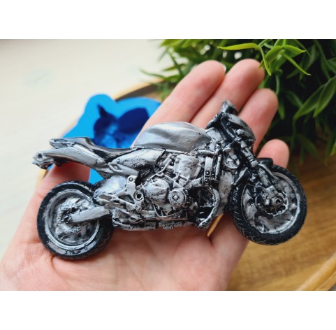 Silicone mold, Motorcycle, style 1, ~ 6.3*11.6 cm, H:2.1 cm