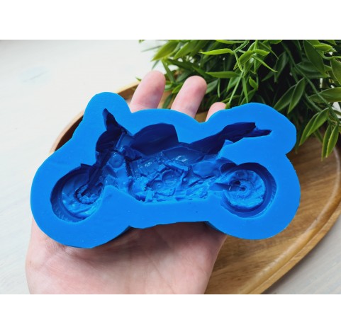 Silicone mold, Motorcycle, style 1, ~ 6.3*11.6 cm, H:2.1 cm