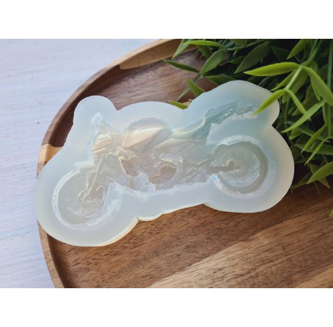 Silicone mold, Motorcycle, style 1, ~ 6.3*11.6 cm, H:2.1 cm