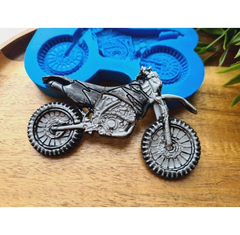 Silicone mold, Motorcycle, style 2, ~ 5.6*9 cm, H:0.7 cm