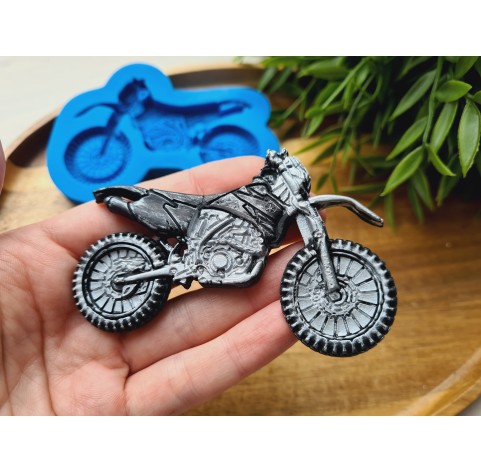 Silicone mold, Motorcycle, style 2, ~ 5.6*9 cm, H:0.7 cm