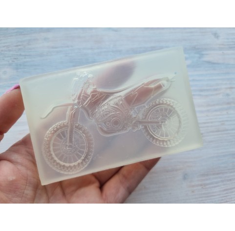 Silicone mold, Motorcycle, style 2, ~ 5.6*9 cm, H:0.7 cm