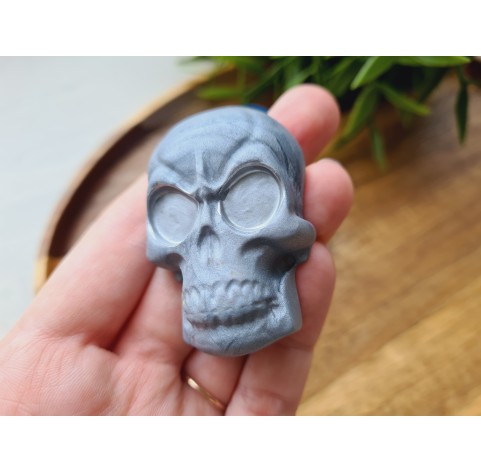 Silicone mold, Skull, style 4, ~ 3.4*5 cm, H:1.5 cm