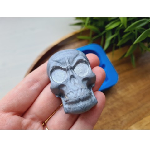 Silicone mold, Skull, style 4, ~ 3.4*5 cm, H:1.5 cm