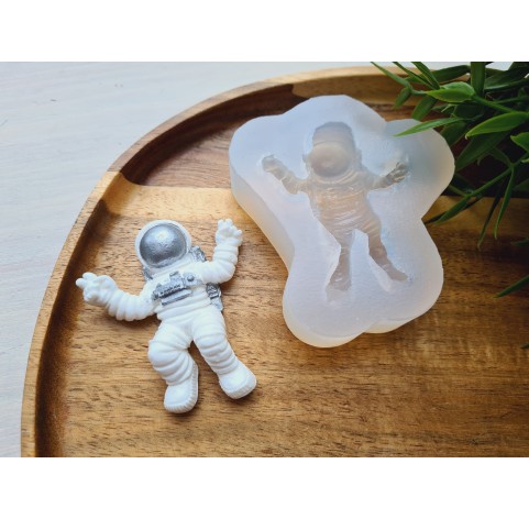 Silicone mold, Astronaut, ~ 5.4*6.3 cm, H:1.5 cm