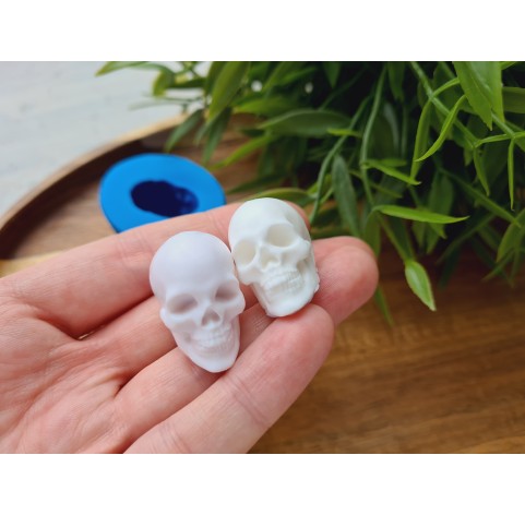 Silicone mold, Skull, style 5, ~ 0.7*1 cm, H:0.5 cm