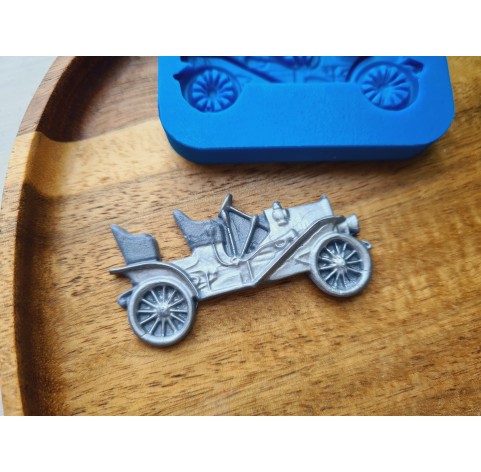 Silicone mold, Retro car, ~ 2.7*5.6 cm, H:0.5 cm