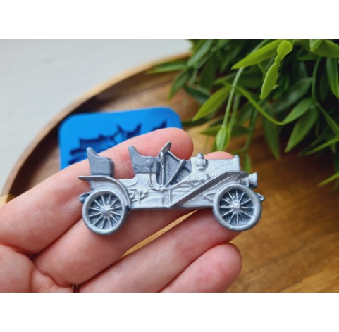 Silicone mold, Retro car, ~ 2.7*5.6 cm, H:0.5 cm