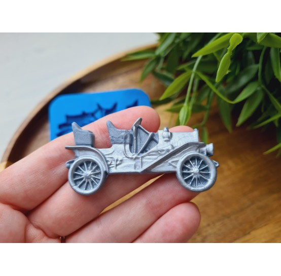 Silicone mold, Retro car, ~ 2.7*5.6 cm, H:0.5 cm