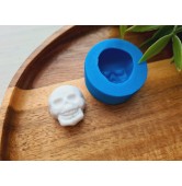 Silicone mold, Skull, style 8, ~ 2.1*2.4 cm, H:1.3 cm