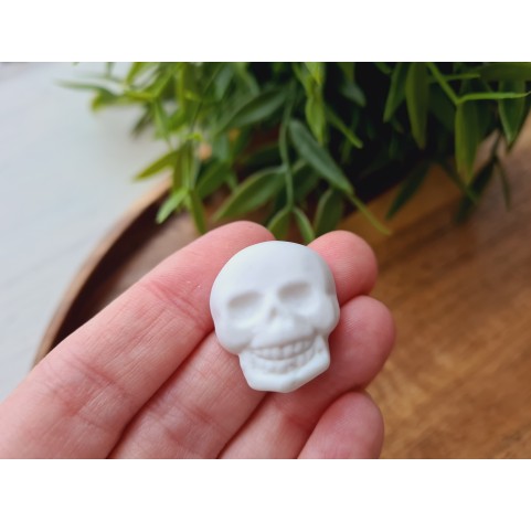 Silicone mold, Skull, style 8, ~ 2.1*2.4 cm, H:1.3 cm