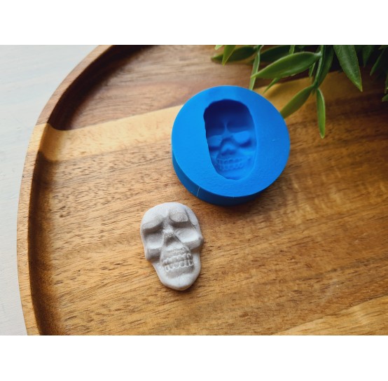 Silicone mold, Skull, style 10, ~ 2.2*3.2 cm, H:2 cm