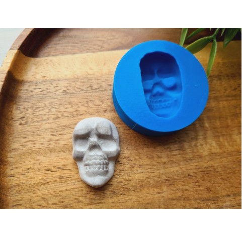 Silicone mold, Skull, style 10, ~ 2.2*3.2 cm, H:2 cm