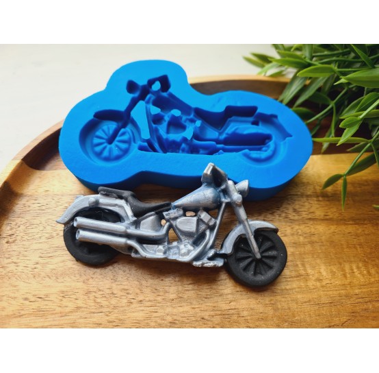 Silicone mold, Motorcycle, style 3, ~ 4.7*9.3 cm, H:1 cm