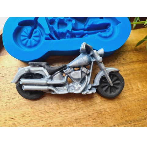 Silicone mold, Motorcycle, style 3, ~ 4.7*9.3 cm, H:1 cm