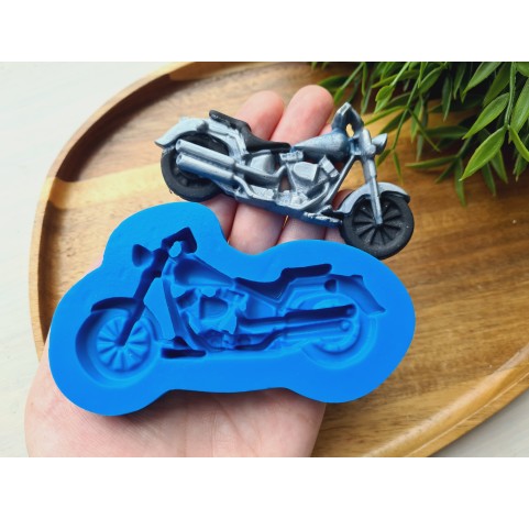 Silicone mold, Motorcycle, style 3, ~ 4.7*9.3 cm, H:1 cm