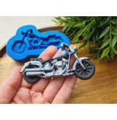 Silicone mold, Motorcycle, style 3, ~ 4.7*9.3 cm, H:1 cm