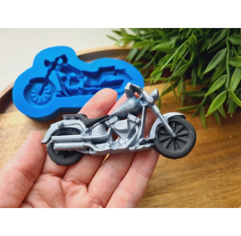 Silicone mold, Motorcycle, style 3, ~ 4.7*9.3 cm, H:1 cm