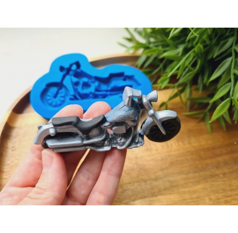 Silicone mold, Motorcycle, style 3, ~ 4.7*9.3 cm, H:1 cm