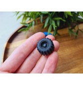 Silicone mold, Wheel, style 3, ~ Ø 2.1 cm, H:1.1 cm