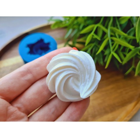 Silicone mold, Meringue, style 6, ~ Ø 4 cm, H:2.3 cm