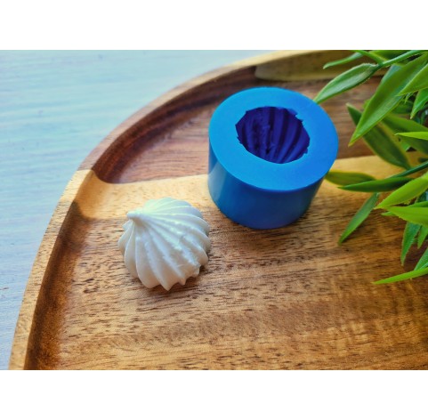 Silicone mold, Meringue, style 9, ~ Ø 2.6 cm, H:2.1 cm