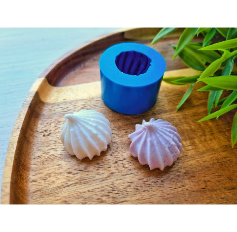 Silicone mold, Meringue, style 9, ~ Ø 2.6 cm, H:2.1 cm