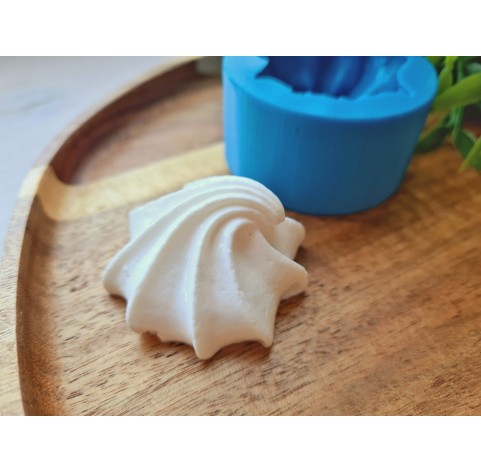 Silicone mold, Meringue, style 12, ~ Ø 4.3 cm, H:2.3 cm