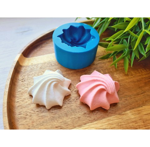 Silicone mold, Meringue, style 12, ~ Ø 4.3 cm, H:2.3 cm