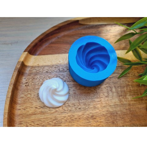 Silicone mold, Meringue, style 13, ~ Ø 3.1 cm, H:2.3 cm