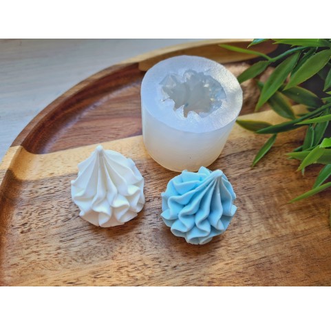 Silicone mold, Meringue, style 15, ~ Ø 2.9 cm, H:3.2 cm