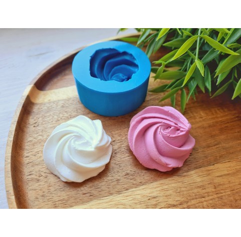 Silicone mold, Meringue, style 16, ~ Ø 4.4 cm, H:2.1 cm