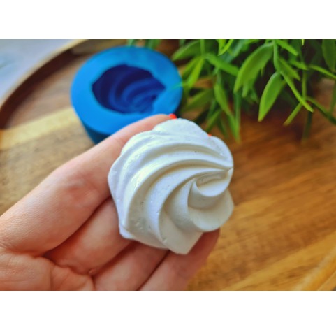 Silicone mold, Meringue, style 17, ~ Ø 4.3-4.6 cm, H:1.8 cm