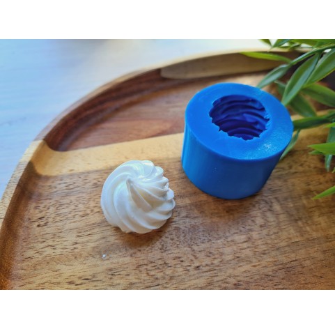 Silicone mold, Meringue, style 19, ~ Ø 2.8 cm, H:2.5 cm