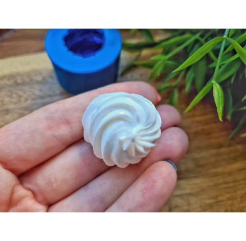 Silicone mold, Meringue, style 19, ~ Ø 2.8 cm, H:2.5 cm