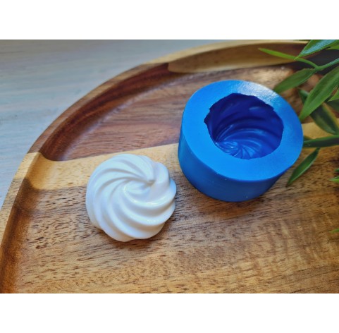 Silicone mold, Meringue, style 20, ~ Ø 3.4 cm, H:1.9 cm